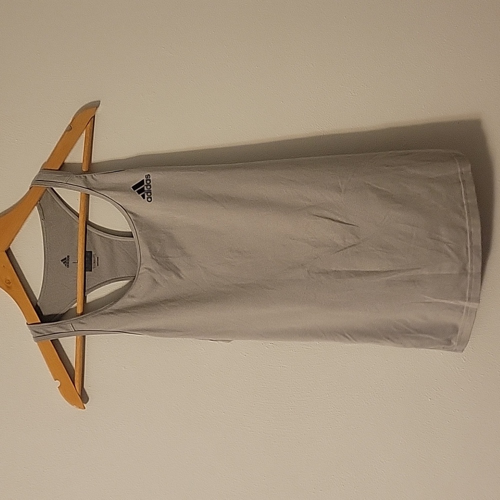 Large Adidas grey tank top